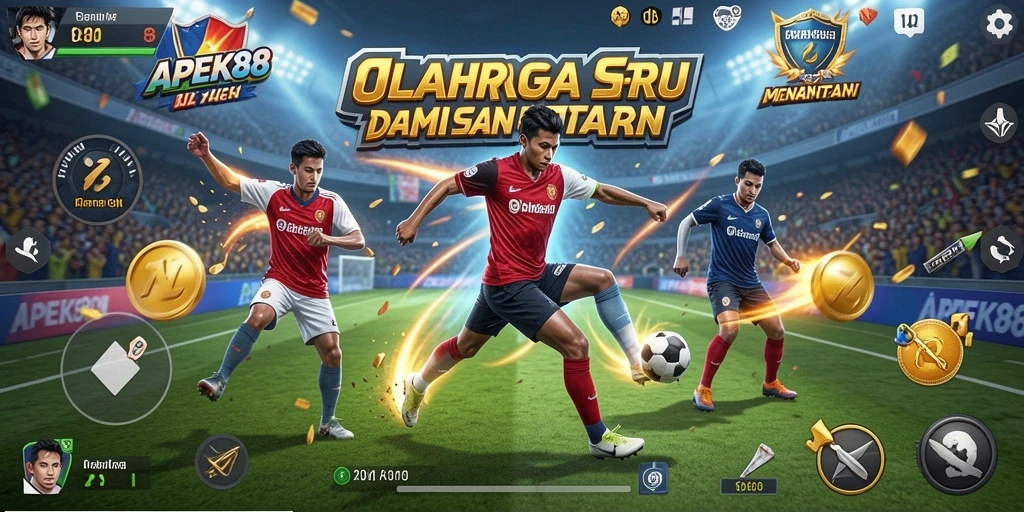 Tampilan gameplay APEK88 yang seru dan mendebarkan di lapangan.