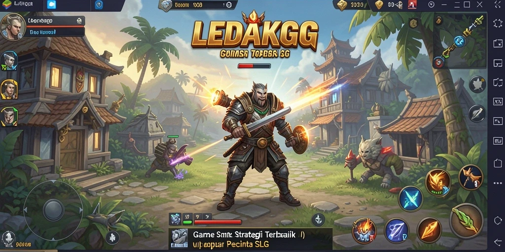 Gameplay LEDAKGG yang seru dan menantang untuk para pemain strategi.