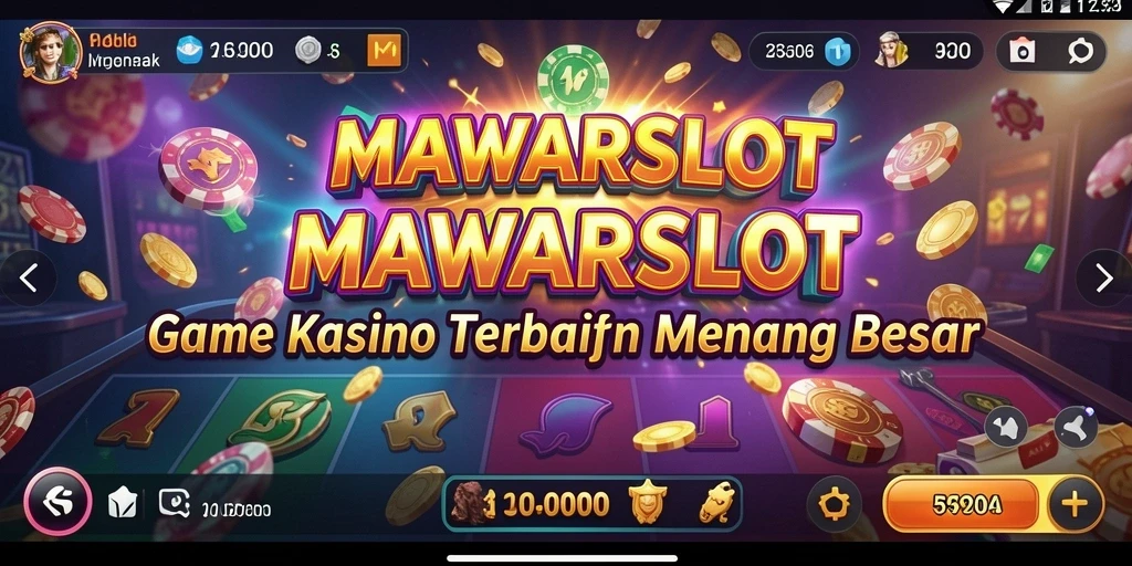Screenshot game MAWARSLOT dengan gameplay kasino yang menarik.