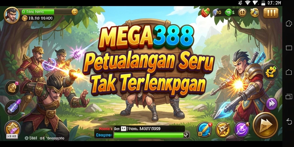Screenshot MEGA388 menampilkan aksi eksplorasi yang mendebarkan dalam dunia petualangan.