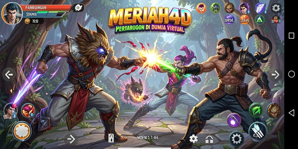 Tampilan menyeramkan dari pertarungan seru di MERIAH4D.